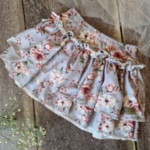 Spódniczka Lila Crimson Roses Fiolet