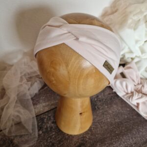 Opaska przeplatana Petal pink