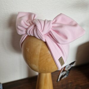 Opaska z kokardką Słodki róż