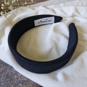 Opaska klasyczna prążek Black