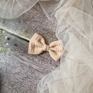 Spinka kokardka Mini muślinowa Toffi