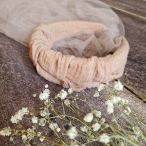 Opaska marszczona muślin Toffi