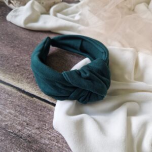 Opaska supeł Butelkowa zieleń