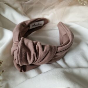 Opaska supeł Mleczna czekolada