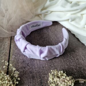 Opaska marszczona Liliowa