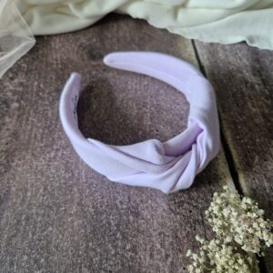 Opaska twist Liliowa