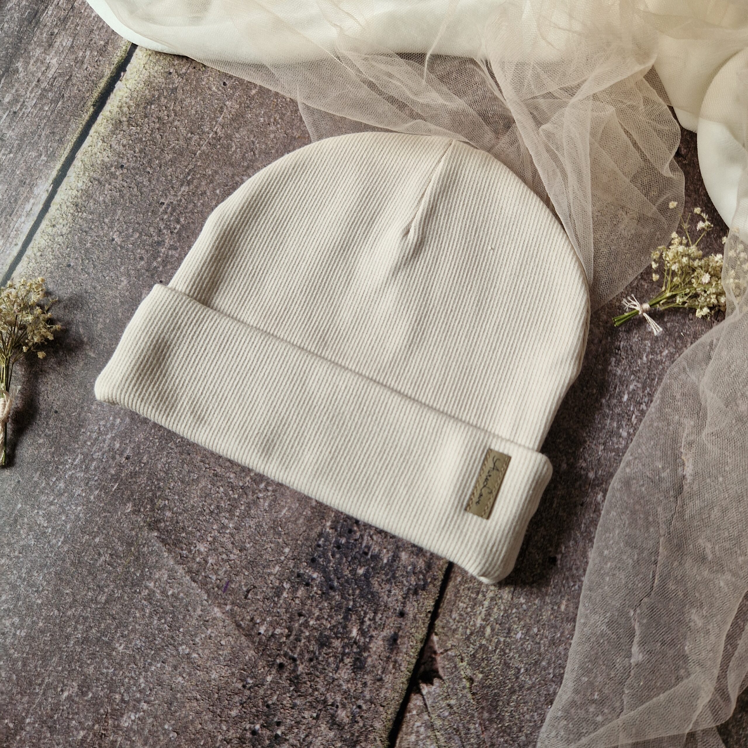 Czapka prążek dwuwarstwowa Moon