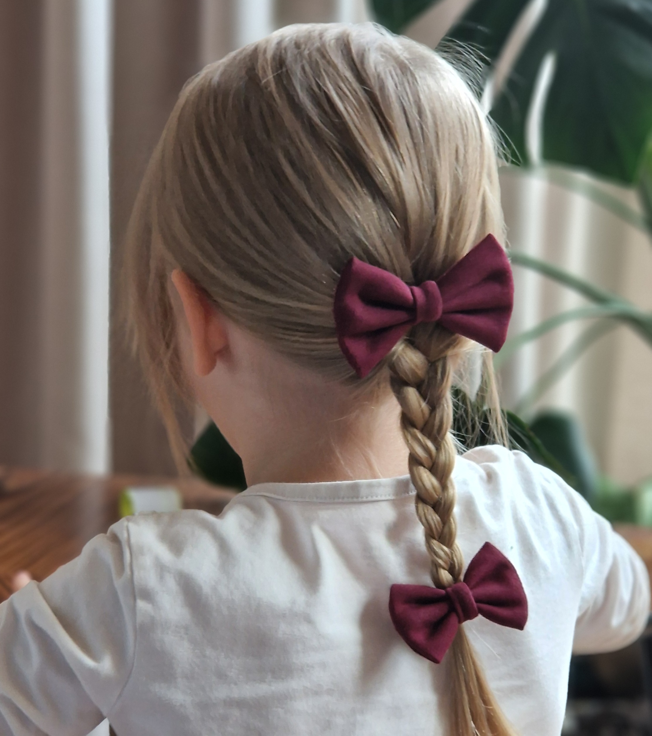 Kokardka klasyczna Black Cherry - obrazek 2