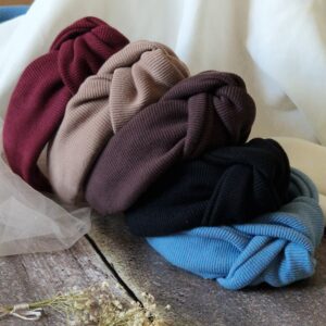 Opaska supeł prążek 5 kolorów do wyboru