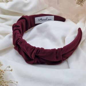 Opaska marszczona Black cherry