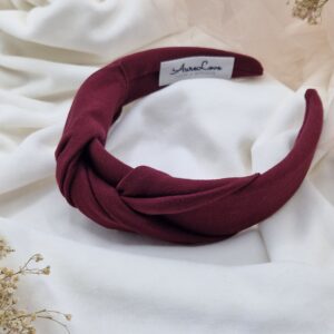 Opaska twist Black cherry