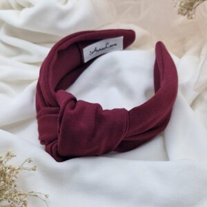 Opaska supeł Black cherry