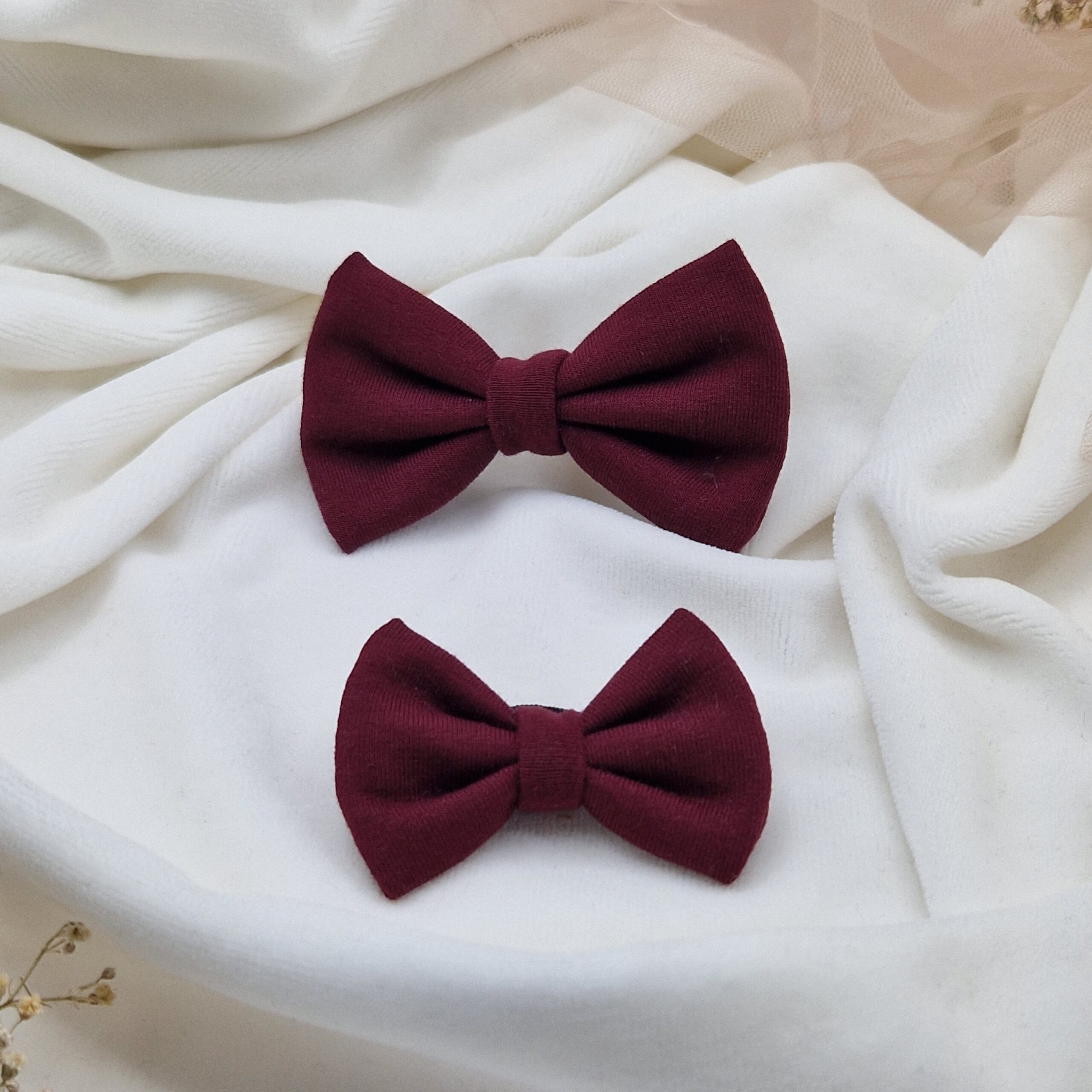 Kokardka klasyczna Black Cherry