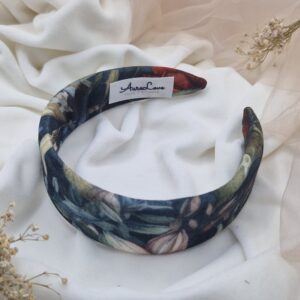 Opaska klasyczna Midnight flowers