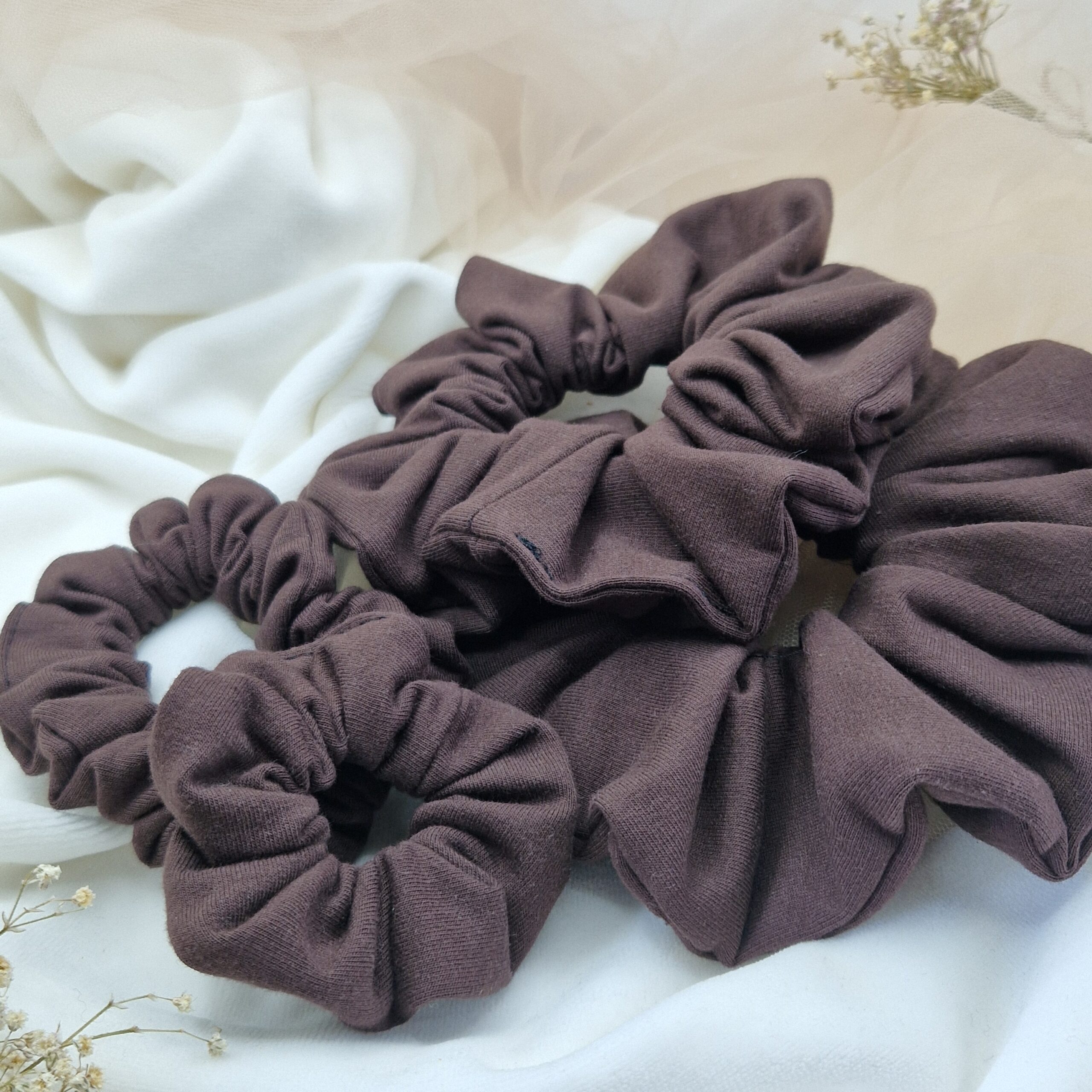 Scrunchie Espresso Brown