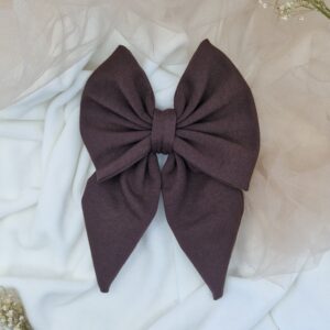 Spinka kokardka Maxi Espresso Brown