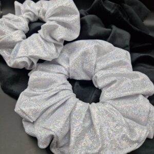 Scrunchie Holo Silver