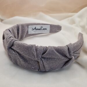 Opaska marszczona Shiny cappuccino