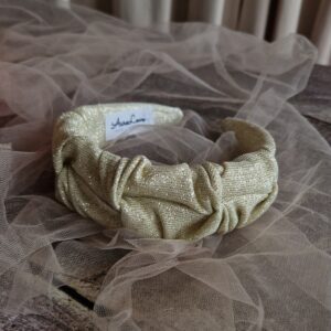 Opaska marszczona Shiny gold