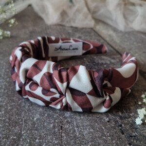 Opaska marszczona Chocolate swirl