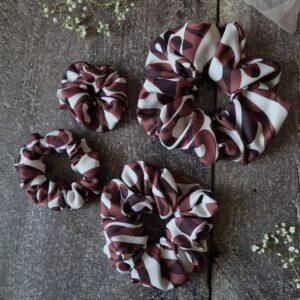 Scrunchie Chocolate swirl