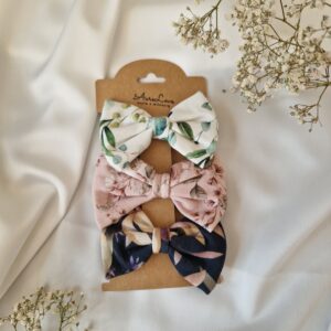 Zestaw spinek Mini 3 szt. kokardka