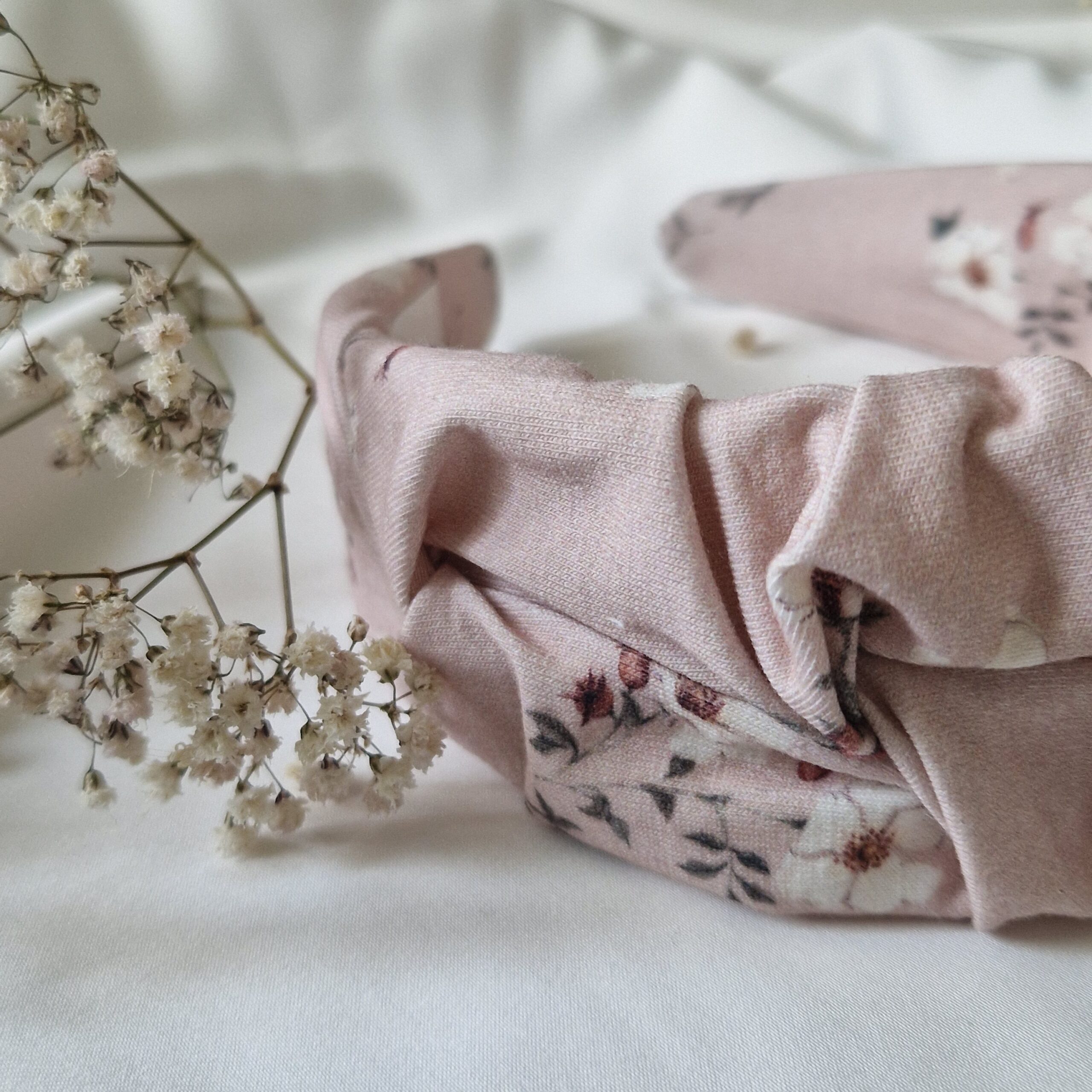 Opaska marszczona Wild roses - obrazek 3