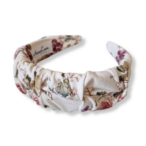 Opaska marszczona  Grape&Rose (beige)